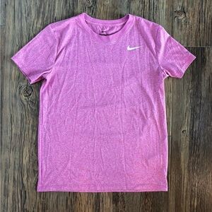 Nike Legend Training Tee Shirt Womens XS Pink Dri-Fit Activewear S/S Crewneck